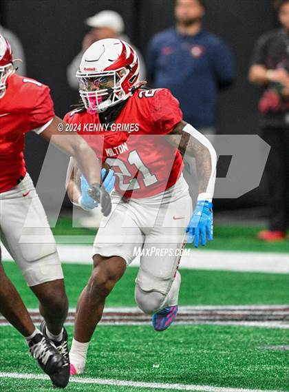 Thumbnail 1 in Milton vs. Langston Hughes (GHSA 5A Championship) photogallery.