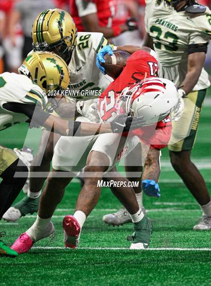 Thumbnail 3 in Milton vs. Langston Hughes (GHSA 5A Championship) photogallery.
