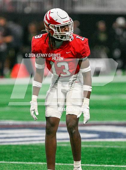 Thumbnail 1 in Milton vs. Langston Hughes (GHSA 5A Championship) photogallery.