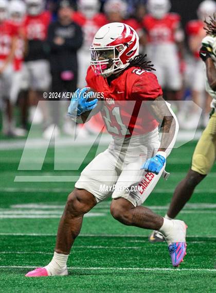 Thumbnail 2 in Milton vs. Langston Hughes (GHSA 5A Championship) photogallery.