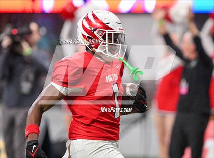 Thumbnail 2 in Milton vs. Langston Hughes (GHSA 5A Championship) photogallery.