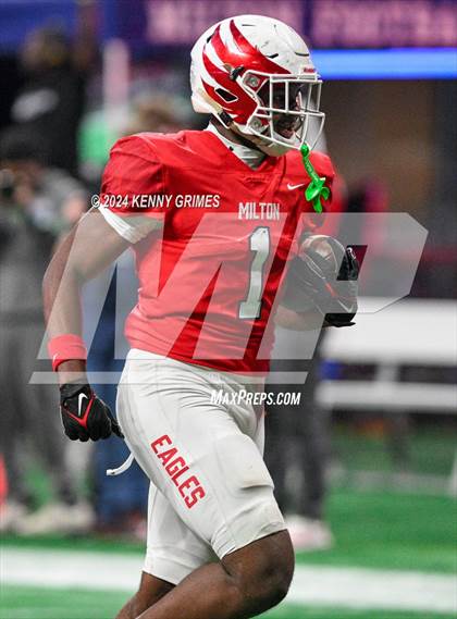Thumbnail 1 in Milton vs. Langston Hughes (GHSA 5A Championship) photogallery.