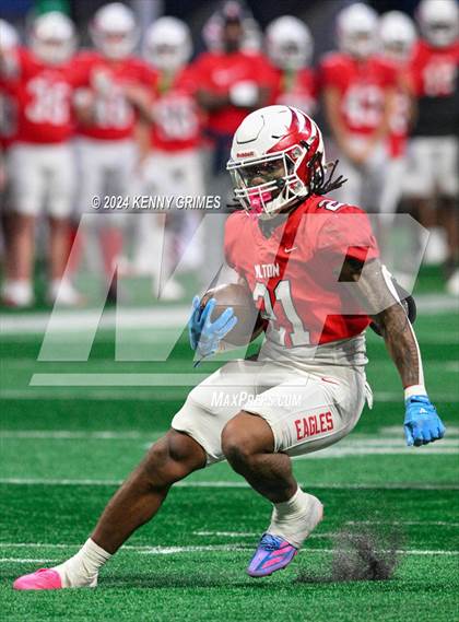 Thumbnail 3 in Milton vs. Langston Hughes (GHSA 5A Championship) photogallery.