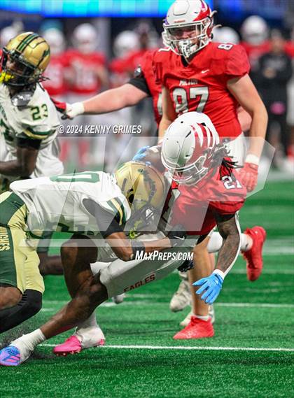 Thumbnail 1 in Milton vs. Langston Hughes (GHSA 5A Championship) photogallery.