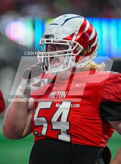 Thumbnail 2 in Milton vs. Langston Hughes (GHSA 5A Championship) photogallery.