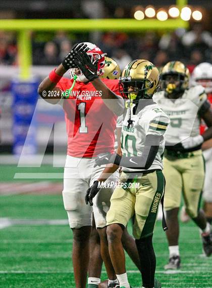 Thumbnail 3 in Milton vs. Langston Hughes (GHSA 5A Championship) photogallery.