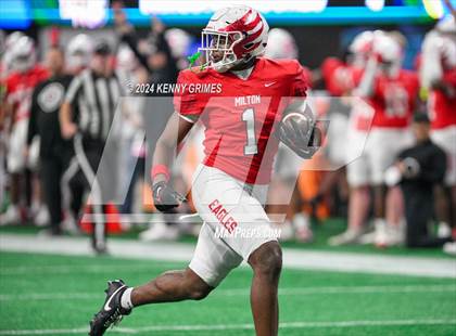 Thumbnail 2 in Milton vs. Langston Hughes (GHSA 5A Championship) photogallery.