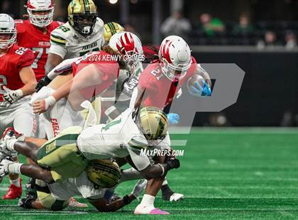 Thumbnail 2 in Milton vs. Langston Hughes (GHSA 5A Championship) photogallery.