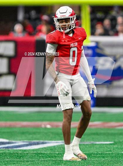 Thumbnail 1 in Milton vs. Langston Hughes (GHSA 5A Championship) photogallery.