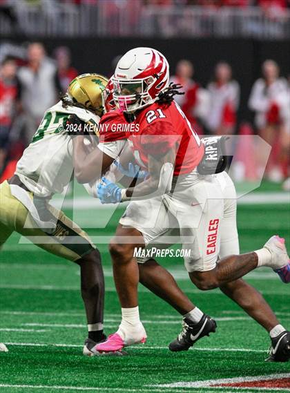 Thumbnail 3 in Milton vs. Langston Hughes (GHSA 5A Championship) photogallery.