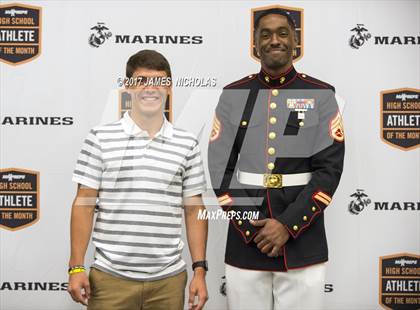 Thumbnail 1 in Marines H.S. Male Athlete of the Month - Charlie Brand photogallery.