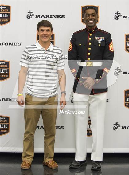 Thumbnail 3 in Marines H.S. Male Athlete of the Month - Charlie Brand photogallery.