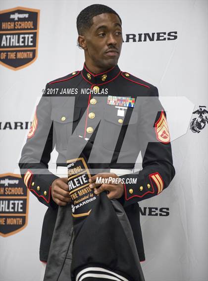 Thumbnail 1 in Marines H.S. Male Athlete of the Month - Charlie Brand photogallery.