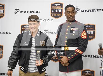 Thumbnail 3 in Marines H.S. Male Athlete of the Month - Charlie Brand photogallery.