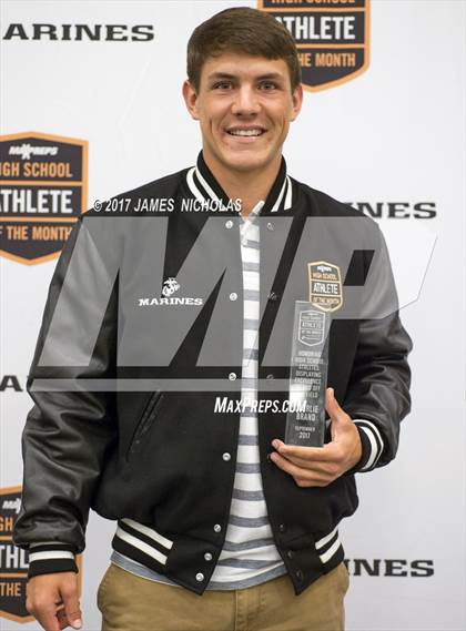 Thumbnail 1 in Marines H.S. Male Athlete of the Month - Charlie Brand photogallery.