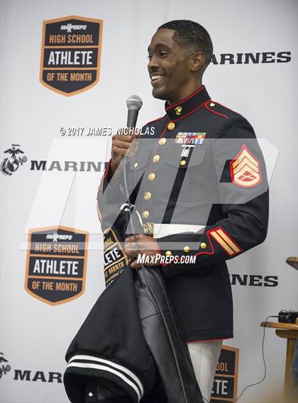 Thumbnail 3 in Marines H.S. Male Athlete of the Month - Charlie Brand photogallery.