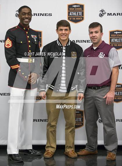 Thumbnail 1 in Marines H.S. Male Athlete of the Month - Charlie Brand photogallery.