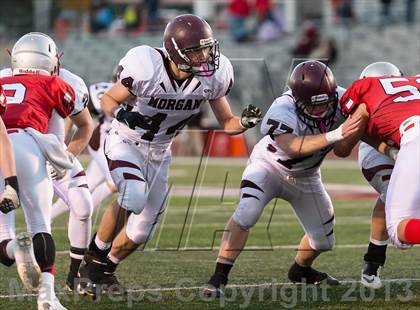 Thumbnail 1 in Morgan vs. Manti (UHSAA 3A Semifinal) photogallery.