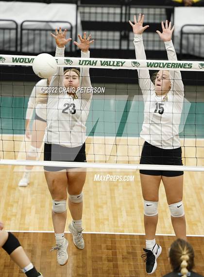 Thumbnail 2 in Canyon View vs. Judge Memorial (UHSAA 3A Consolation Semis) photogallery.