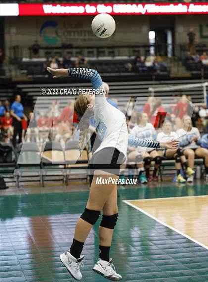 Thumbnail 2 in Canyon View vs. Judge Memorial (UHSAA 3A Consolation Semis) photogallery.