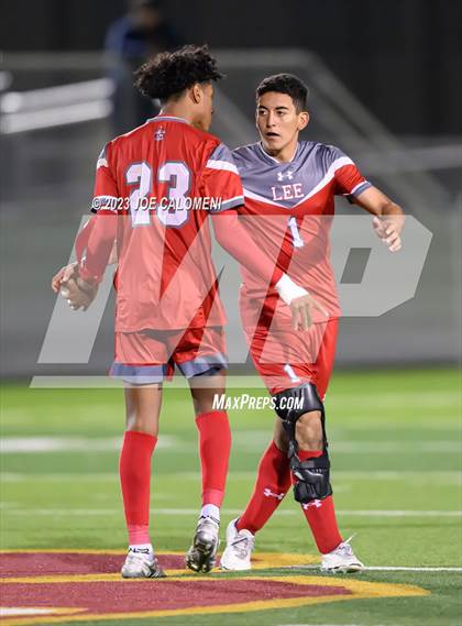 Thumbnail 1 in Round Rock vs Lee (UIL 6A Region 4 Area) photogallery.
