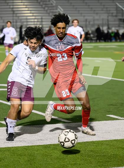Thumbnail 1 in Round Rock vs Lee (UIL 6A Region 4 Area) photogallery.