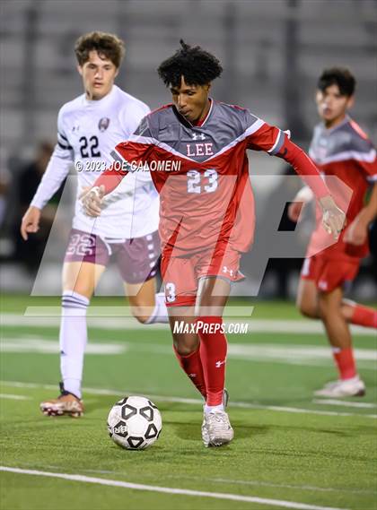 Thumbnail 1 in Round Rock vs Lee (UIL 6A Region 4 Area) photogallery.