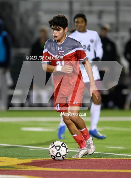 Thumbnail 2 in Round Rock vs Lee (UIL 6A Region 4 Area) photogallery.