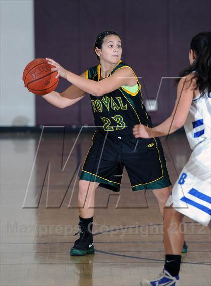 Thumbnail 3 in Burbank vs Royal (La Canada Tournament) photogallery.