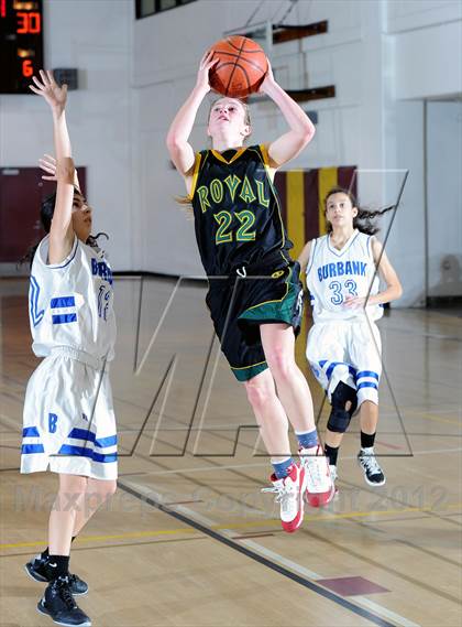 Thumbnail 1 in Burbank vs Royal (La Canada Tournament) photogallery.