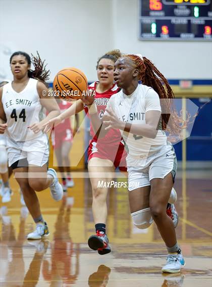 Thumbnail 3 in Hoke County vs E.E. Smith (2023 Cumberland County Schools Holiday Classic Tournament) photogallery.