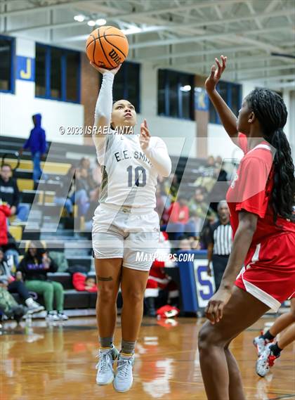 Thumbnail 1 in Hoke County vs E.E. Smith (2023 Cumberland County Schools Holiday Classic Tournament) photogallery.