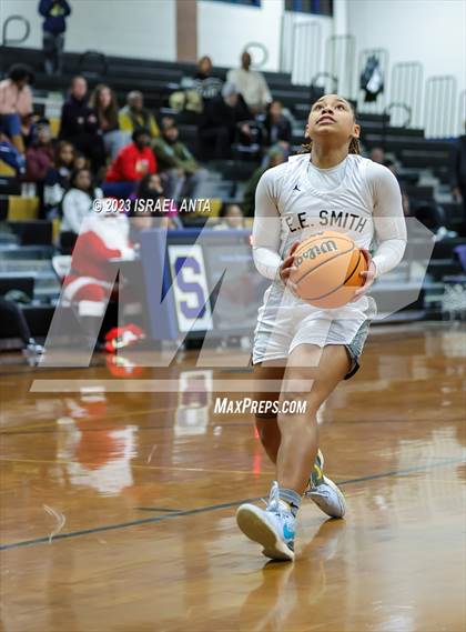 Thumbnail 3 in Hoke County vs E.E. Smith (2023 Cumberland County Schools Holiday Classic Tournament) photogallery.