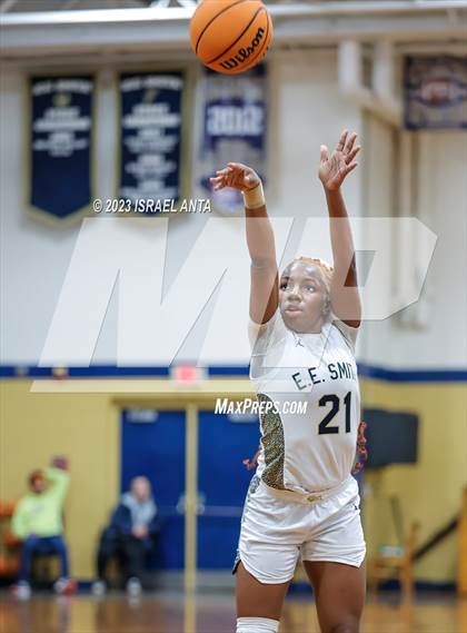 Thumbnail 1 in Hoke County vs E.E. Smith (2023 Cumberland County Schools Holiday Classic Tournament) photogallery.