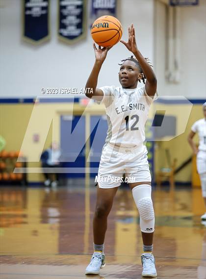 Thumbnail 3 in Hoke County vs E.E. Smith (2023 Cumberland County Schools Holiday Classic Tournament) photogallery.