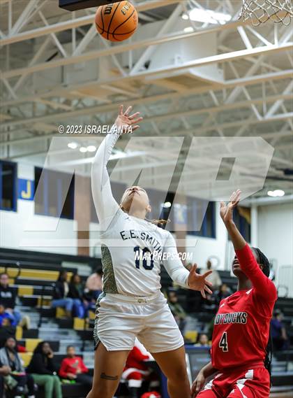 Thumbnail 3 in Hoke County vs E.E. Smith (2023 Cumberland County Schools Holiday Classic Tournament) photogallery.
