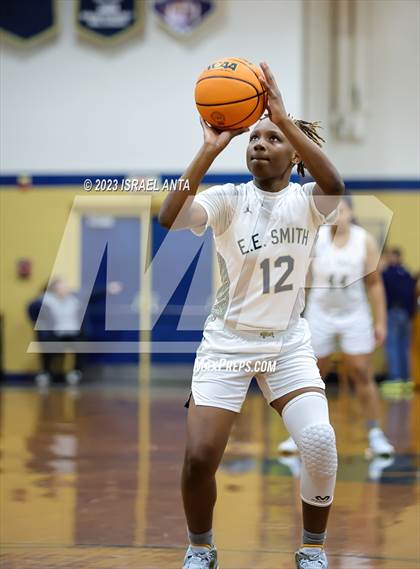Thumbnail 2 in Hoke County vs E.E. Smith (2023 Cumberland County Schools Holiday Classic Tournament) photogallery.