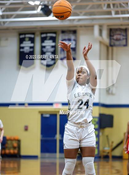 Thumbnail 1 in Hoke County vs E.E. Smith (2023 Cumberland County Schools Holiday Classic Tournament) photogallery.