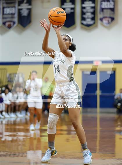 Thumbnail 2 in Hoke County vs E.E. Smith (2023 Cumberland County Schools Holiday Classic Tournament) photogallery.