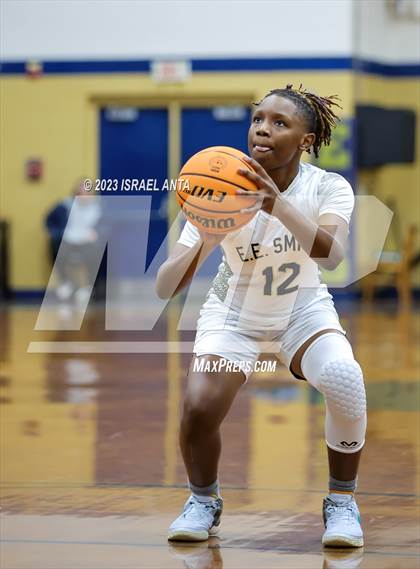 Thumbnail 2 in Hoke County vs E.E. Smith (2023 Cumberland County Schools Holiday Classic Tournament) photogallery.