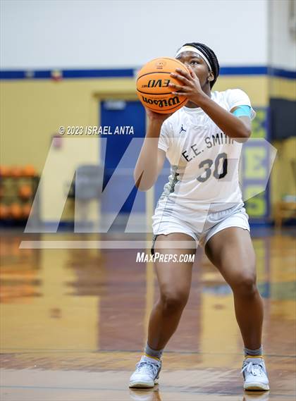 Thumbnail 1 in Hoke County vs E.E. Smith (2023 Cumberland County Schools Holiday Classic Tournament) photogallery.