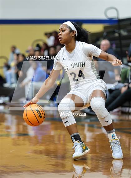 Thumbnail 1 in Hoke County vs E.E. Smith (2023 Cumberland County Schools Holiday Classic Tournament) photogallery.