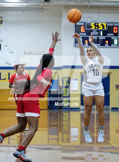 Thumbnail 3 in Hoke County vs E.E. Smith (2023 Cumberland County Schools Holiday Classic Tournament) photogallery.