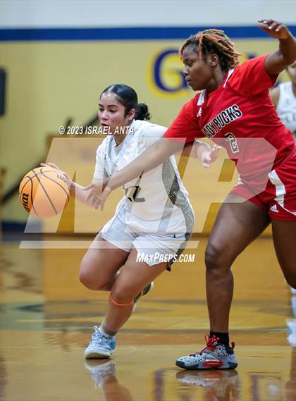 Thumbnail 3 in Hoke County vs E.E. Smith (2023 Cumberland County Schools Holiday Classic Tournament) photogallery.