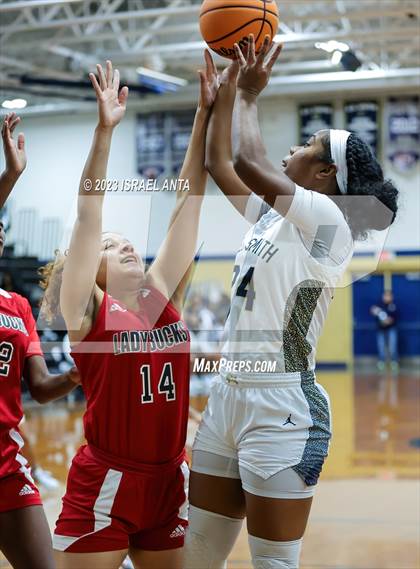 Thumbnail 1 in Hoke County vs E.E. Smith (2023 Cumberland County Schools Holiday Classic Tournament) photogallery.