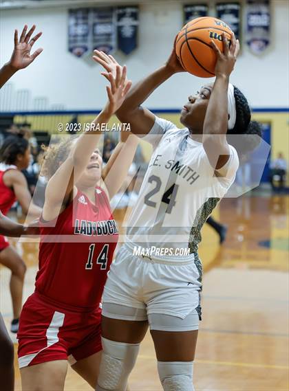 Thumbnail 1 in Hoke County vs E.E. Smith (2023 Cumberland County Schools Holiday Classic Tournament) photogallery.
