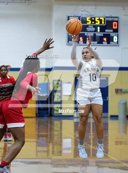 Thumbnail 2 in Hoke County vs E.E. Smith (2023 Cumberland County Schools Holiday Classic Tournament) photogallery.