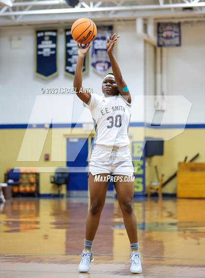 Thumbnail 1 in Hoke County vs E.E. Smith (2023 Cumberland County Schools Holiday Classic Tournament) photogallery.
