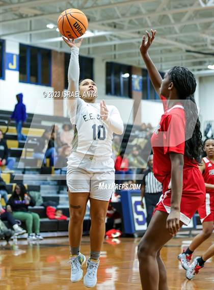 Thumbnail 2 in Hoke County vs E.E. Smith (2023 Cumberland County Schools Holiday Classic Tournament) photogallery.