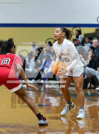 Thumbnail 2 in Hoke County vs E.E. Smith (2023 Cumberland County Schools Holiday Classic Tournament) photogallery.